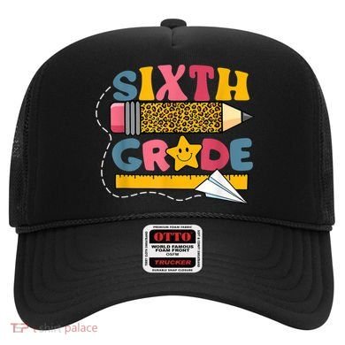 Sixth 6Th Grade Teacher Leopard Back To School Gift Hat