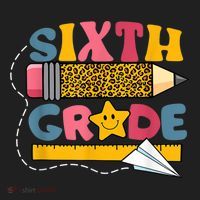 Sixth 6Th Grade Teacher Leopard Back To School Gift Hat thumb 2