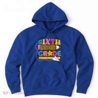 Sixth 6Th Grade Teacher Leopard Back To School Gift Hoodie thumb 0