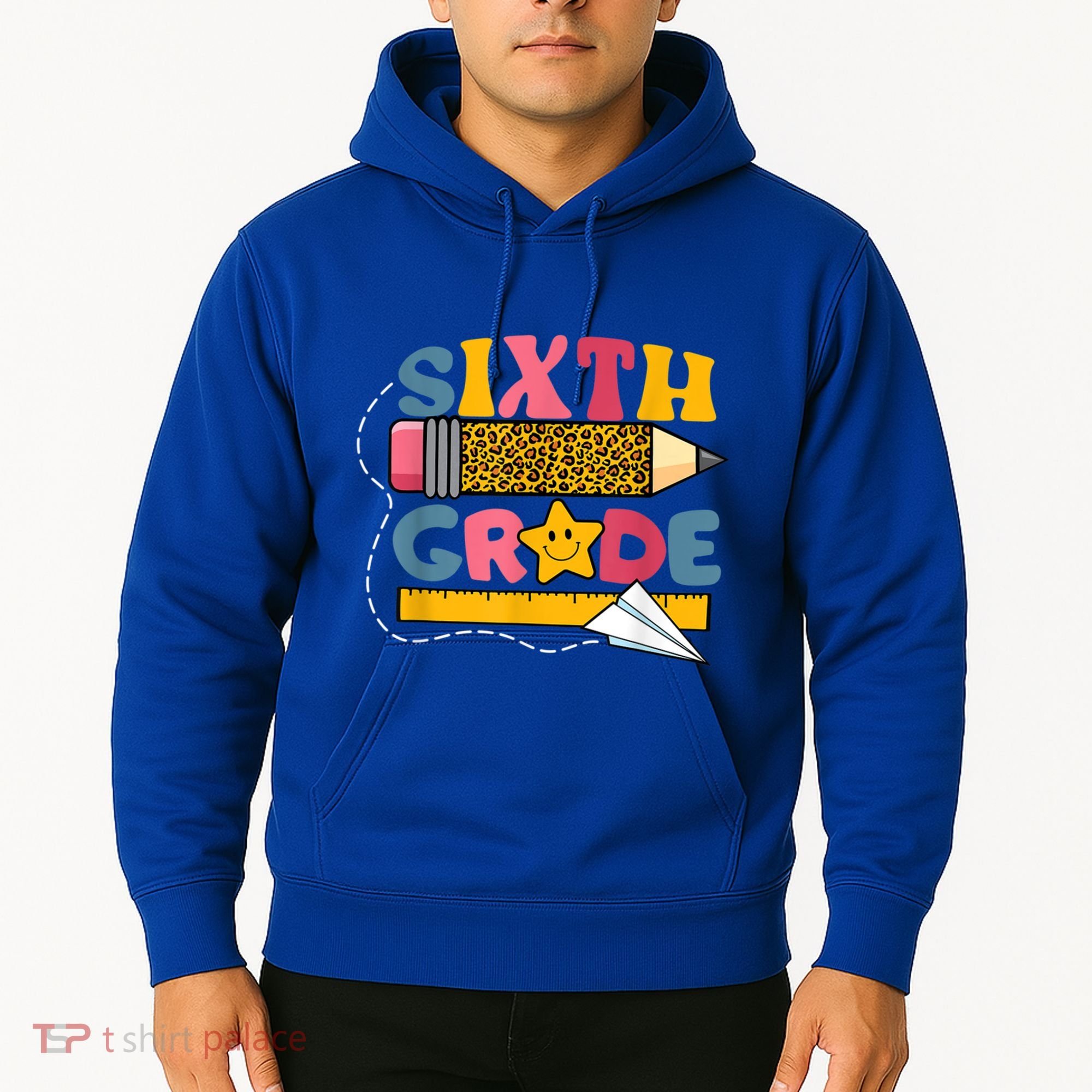Sixth 6Th Grade Teacher Leopard Back To School Gift Hoodie