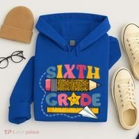 Sixth 6Th Grade Teacher Leopard Back To School Gift Hoodie thumb 4