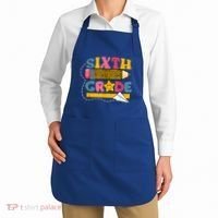 Sixth 6Th Grade Teacher Leopard Back To School Gift Apron thumb 2