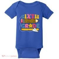 Sixth 6Th Grade Teacher Leopard Back To School Gift Baby Bodysuit thumb 0