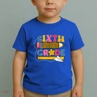 Sixth 6Th Grade Teacher Leopard Back To School Gift Toddler T-Shirt thumb 2