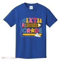 Sixth 6Th Grade Teacher Leopard Back To School Gift Kids T-Shirt thumb 0