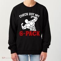 Six 6 Pack Bodybuilding Women's Sweatshirt thumb 0