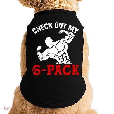 Six 6 Pack Bodybuilding Doggie Tank