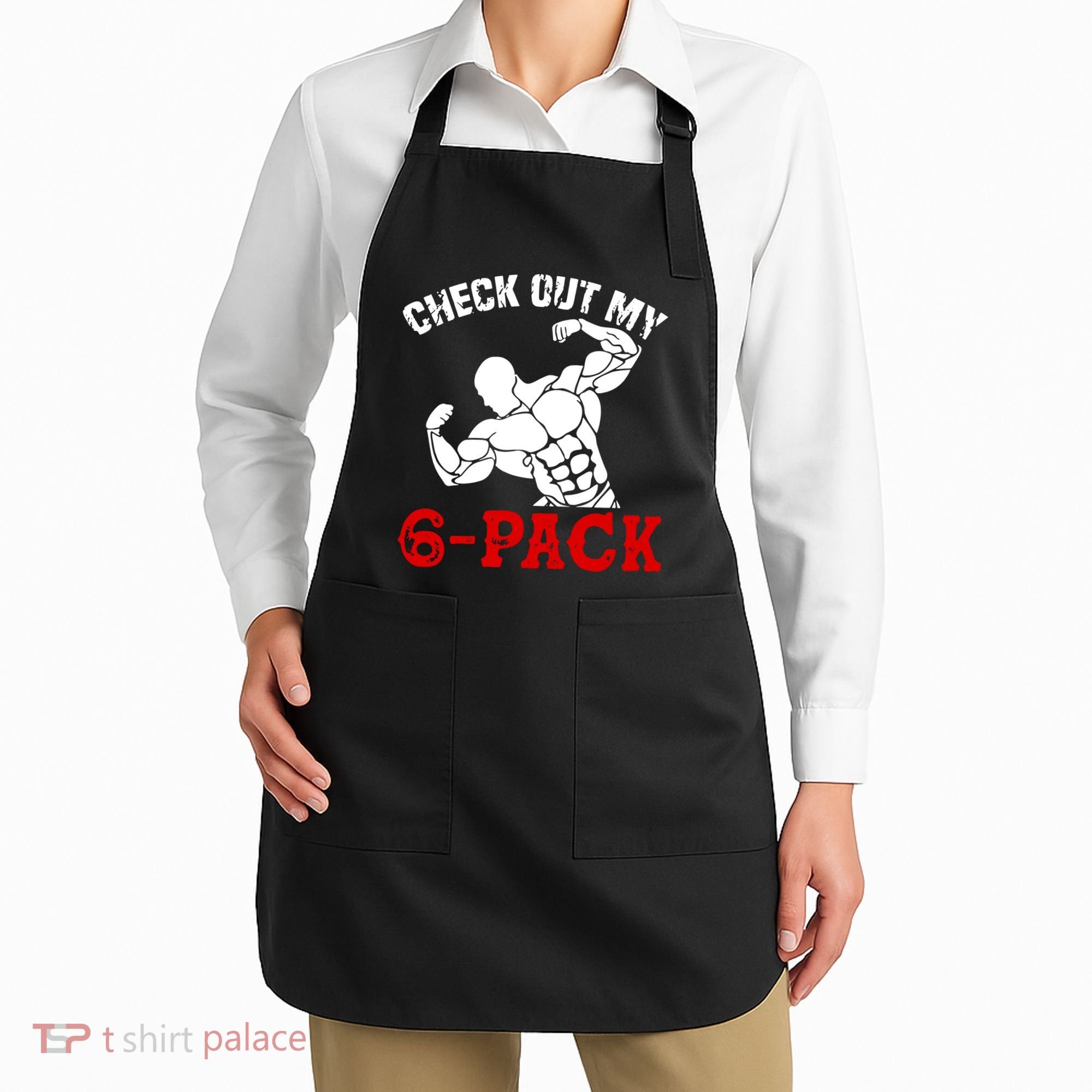 Six 6 Pack Bodybuilding Apron