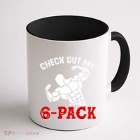 Six 6 Pack Bodybuilding Coffee Mug thumb 1