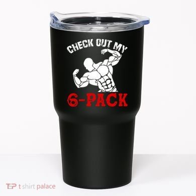 Six 6 Pack Bodybuilding Tumbler