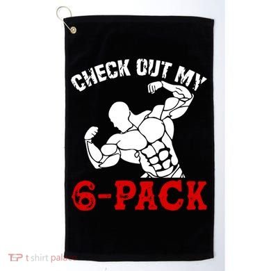 Six 6 Pack Bodybuilding Golf Towel