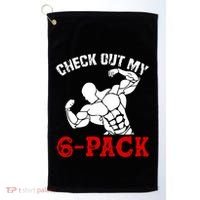 Six 6 Pack Bodybuilding Golf Towel thumb 0