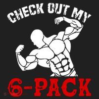 Six 6 Pack Bodybuilding Golf Towel thumb 3