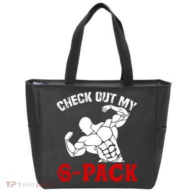 Six 6 Pack Bodybuilding Tote Bag