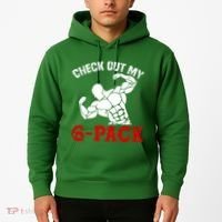 Six 6 Pack Bodybuilding Hoodie thumb 2