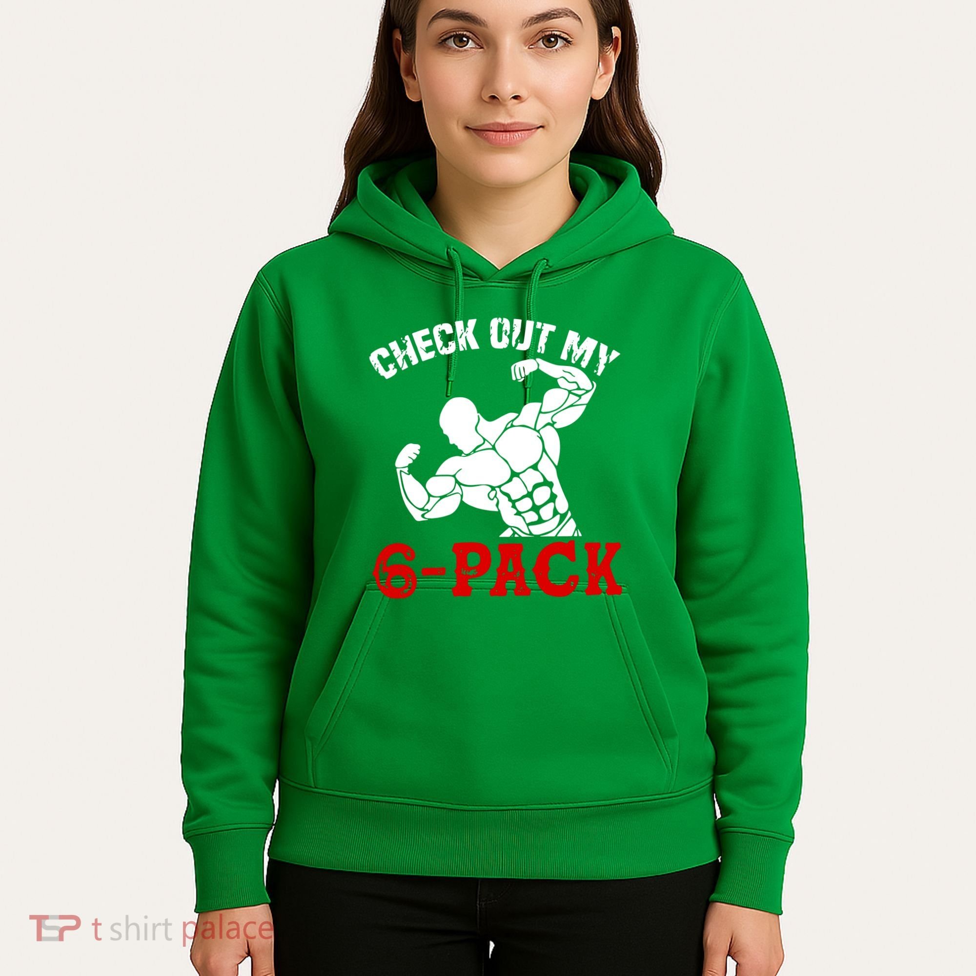 Six 6 Pack Bodybuilding Hoodie