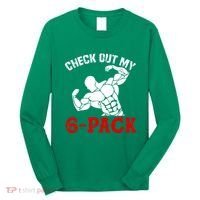 Six 6 Pack Bodybuilding Long Sleeve Shirt thumb 0