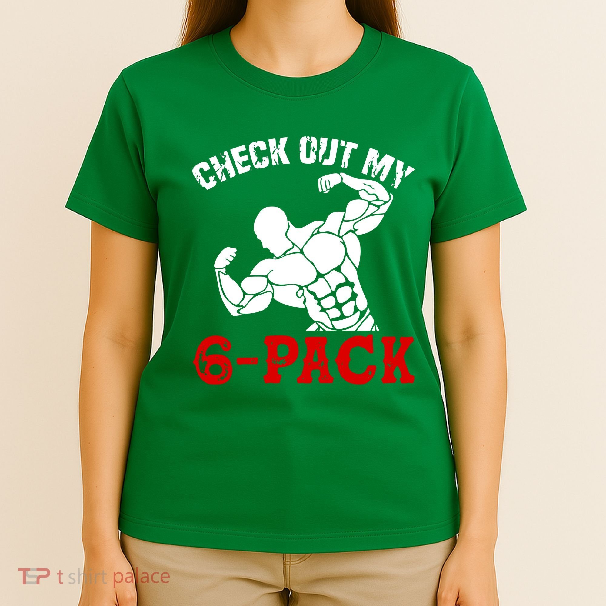 Six 6 Pack Bodybuilding T-Shirt