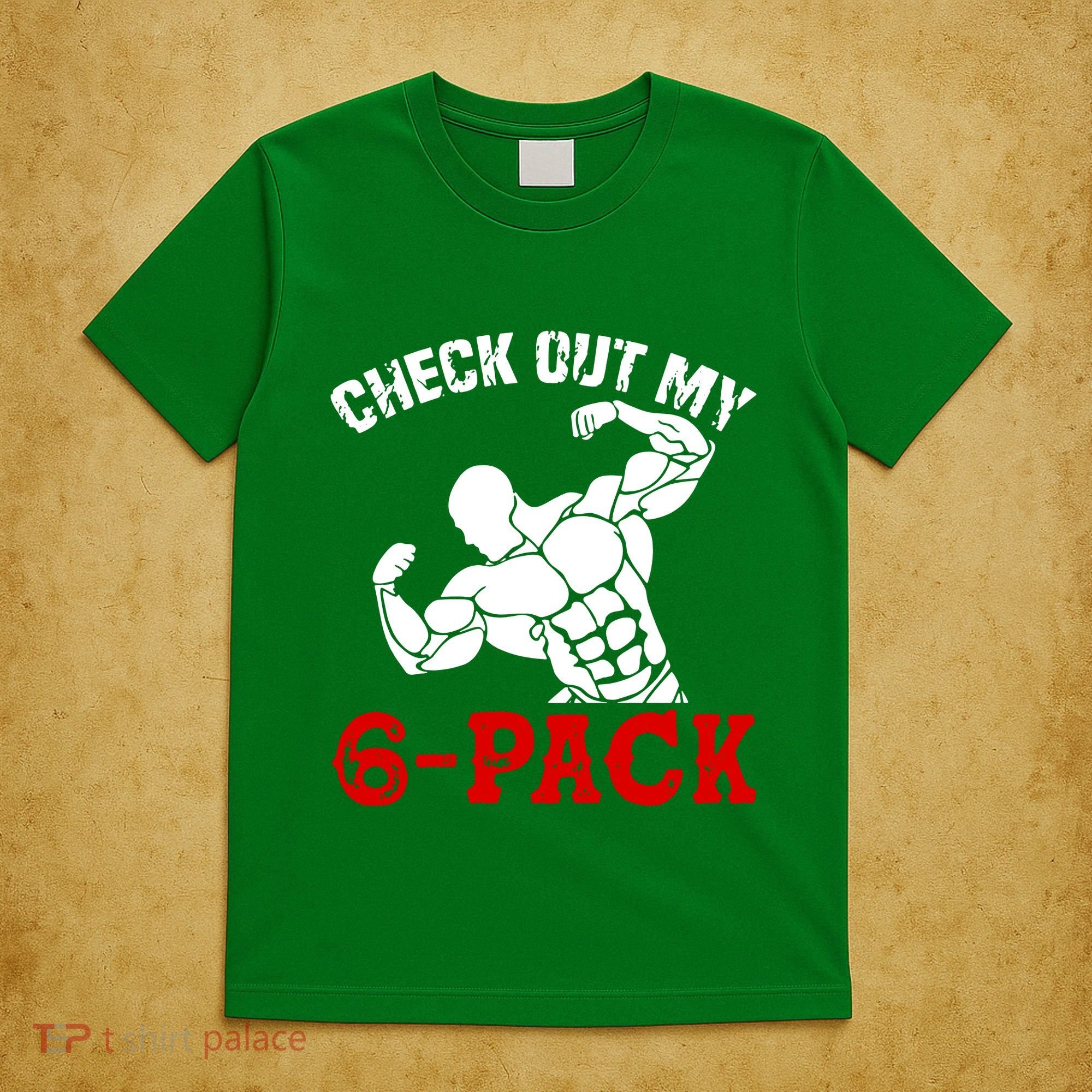 Six 6 Pack Bodybuilding T-Shirt