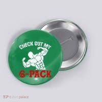 Six 6 Pack Bodybuilding Button thumb 0