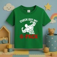 Six 6 Pack Bodybuilding Toddler T-Shirt thumb 3