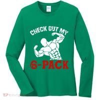 Six 6 Pack Bodybuilding Women's Long Sleeve Shirt thumb 0
