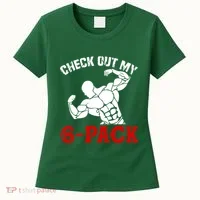Six 6 Pack Bodybuilding Women's T-Shirt thumb 0