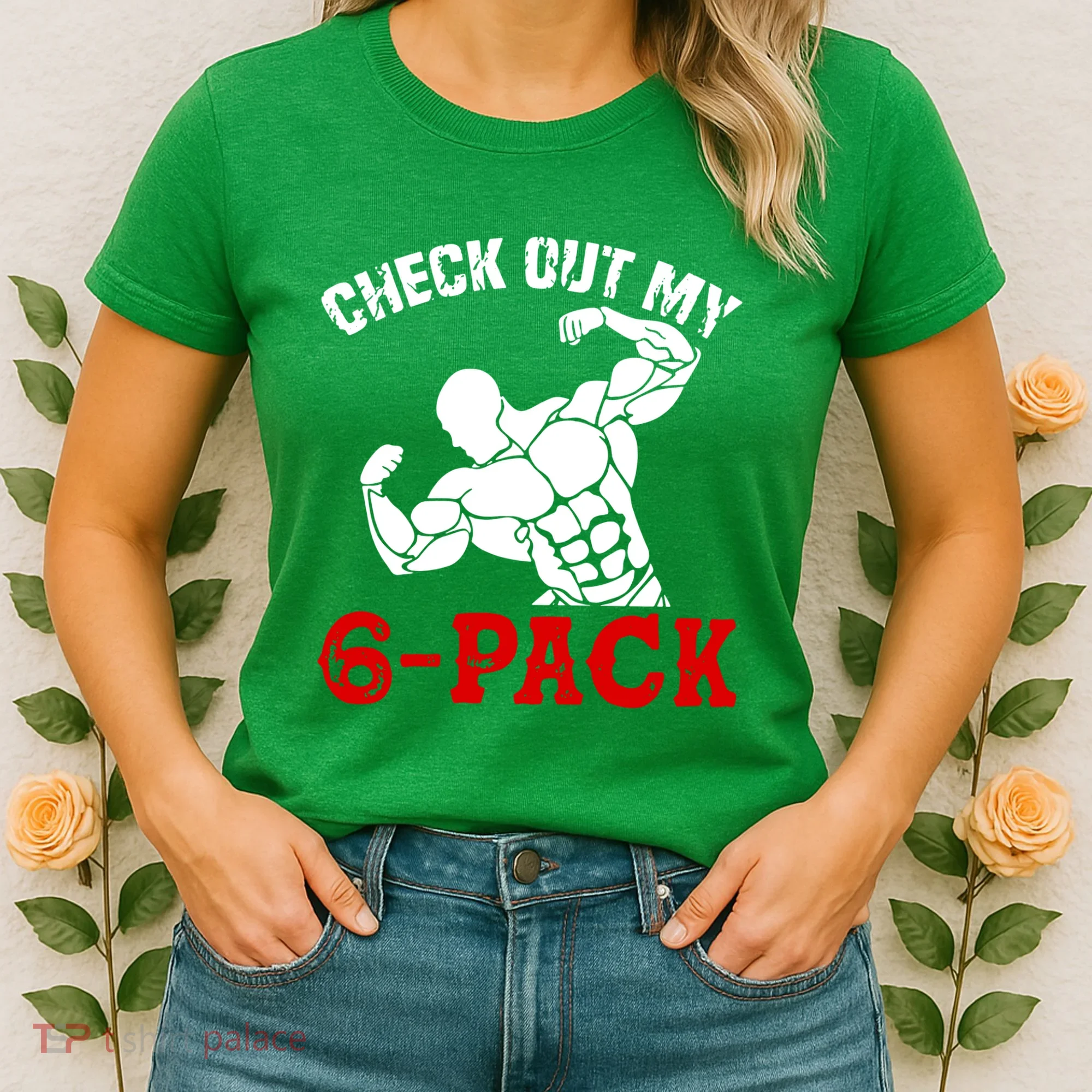 Six 6 Pack Bodybuilding Women's T-Shirt