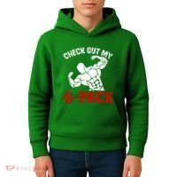Six 6 Pack Bodybuilding Kids Hoodie thumb 4