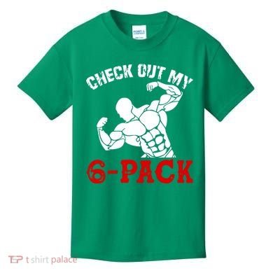 Six 6 Pack Bodybuilding Kids T-Shirt