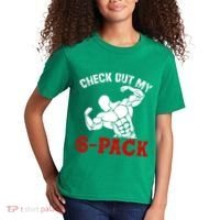 Six 6 Pack Bodybuilding Kids T-Shirt thumb 2
