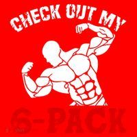 Six 6 Pack Bodybuilding Santa Hat thumb 1
