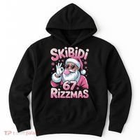 Skibidi 67 Rizzmas Christmas 6-7 Santa Funny Hoodie thumb 0