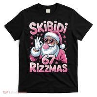 Skibidi 67 Rizzmas Christmas 6-7 Santa Funny T-Shirt thumb 0