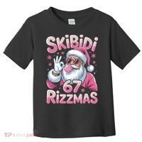 Skibidi 67 Rizzmas Christmas 6-7 Santa Funny Toddler T-Shirt thumb 0