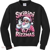 Skibidi 67 Rizzmas Christmas 6-7 Santa Funny Kids Sweatshirt thumb 0