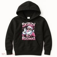 Skibidi 67 Rizzmas Christmas 6-7 Santa Funny Kids Hoodie thumb 0