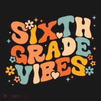 School 6Th Sixth Grade Vibes Hearts Retro Groovy 70S Flowers Gift Women's Hoodie thumb 2