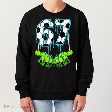 Soccer 6-7 Six Seven Gen Alpha Meme Drip Women's Sweatshirt