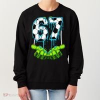 Soccer 6-7 Six Seven Gen Alpha Meme Drip Women's Sweatshirt thumb 0