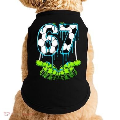 Soccer 6-7 Six Seven Gen Alpha Meme Drip Doggie Tank