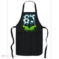 Soccer 6-7 Six Seven Gen Alpha Meme Drip Apron thumb 0