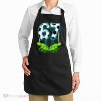 Soccer 6-7 Six Seven Gen Alpha Meme Drip Apron thumb 2