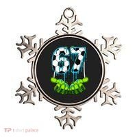 Soccer 6-7 Six Seven Gen Alpha Meme Drip Ornament thumb 0