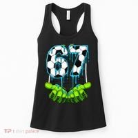 Soccer 6-7 Six Seven Gen Alpha Meme Drip Women's Tank Top thumb 0