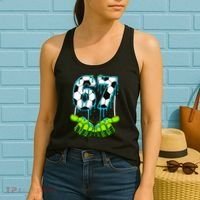 Soccer 6-7 Six Seven Gen Alpha Meme Drip Women's Tank Top thumb 2