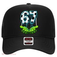 Soccer 6-7 Six Seven Gen Alpha Meme Drip Hat thumb 0