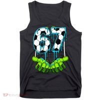 Soccer 6-7 Six Seven Gen Alpha Meme Drip Tank Top thumb 0