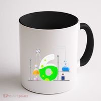 Scientist 6 Years Old 6th Birthday Experiments Science Coffee Mug thumb 1