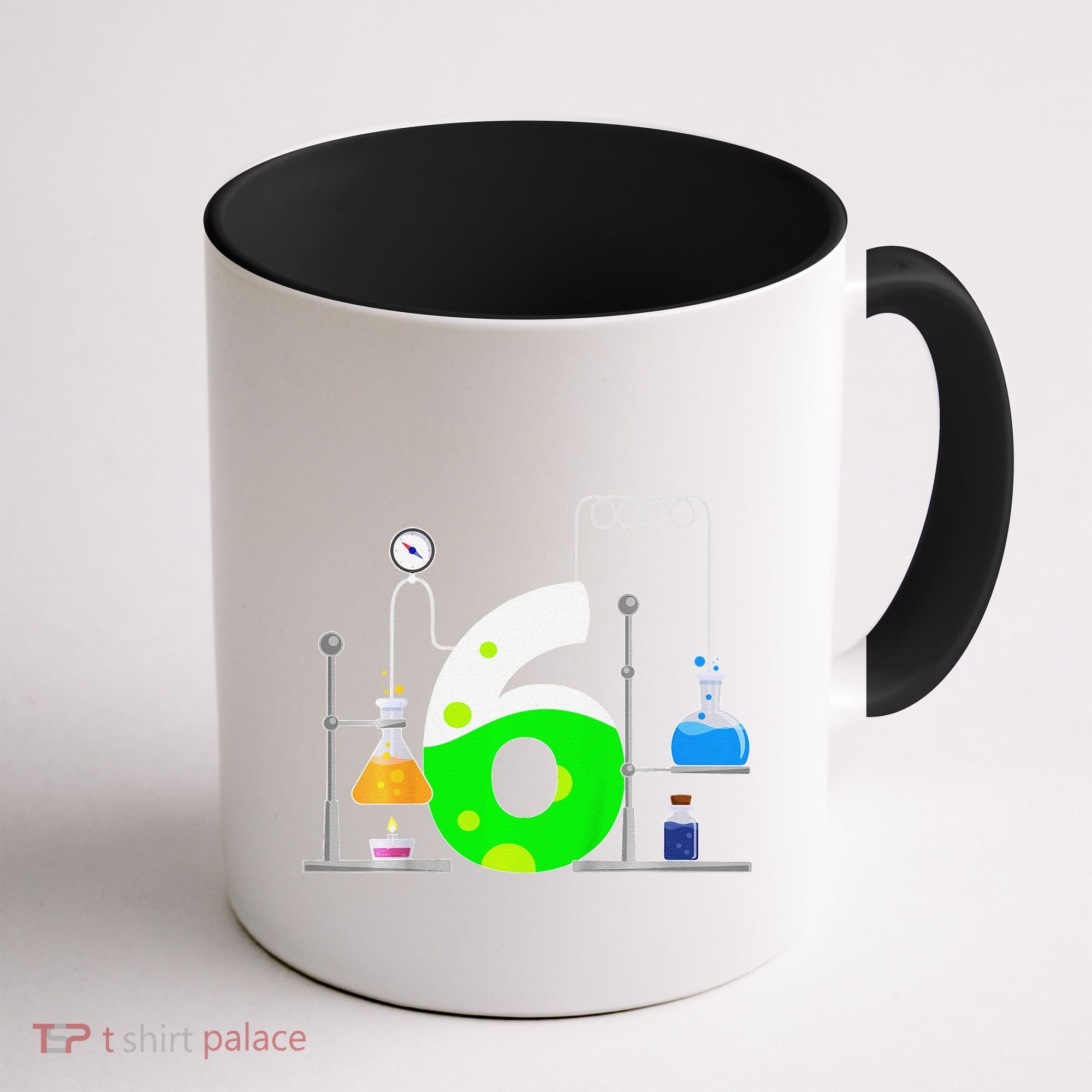 Scientist 6 Years Old 6th Birthday Experiments Science Coffee Mug